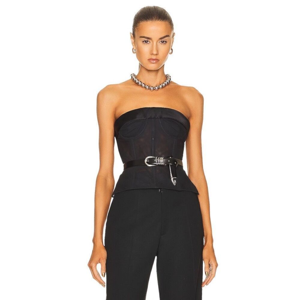 Maison Margiela‎ Corset Top in Black